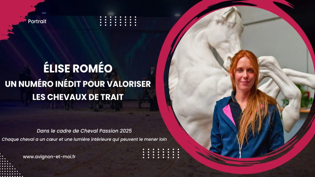 Élise Roméo : un numéro inédit pour valoriser les chevaux de trait